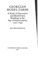 Cover of Georgian Model Farms