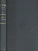 Cover of The Instauratio Magna