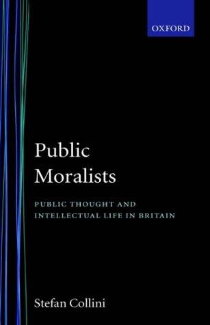 Cover of Public moralists