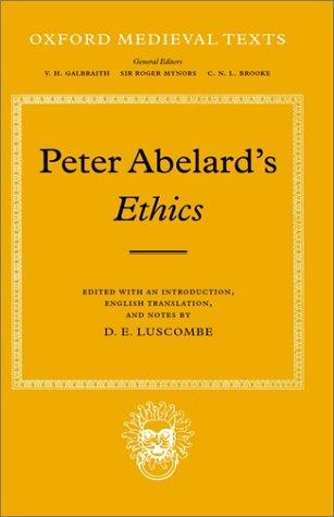 Cover of Peter Abelard's ethics