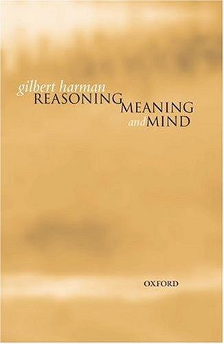 Cover of Reasoning, Meaning, and Mind