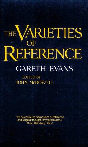 Cover of The varieties of reference