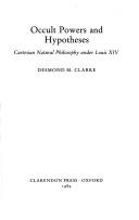Cover of Occult powers and hypotheses