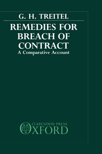Cover of Remedies for breach of contract