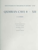Cover of Qumrân cave 4.