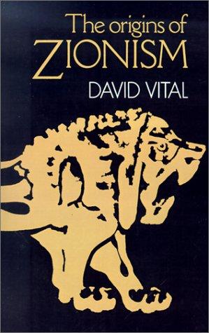 Cover of The Origins of Zionism