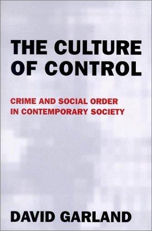 Cover of The culture of control