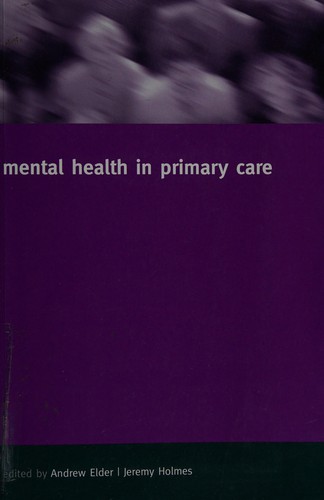 Cover of Mental health in primary care