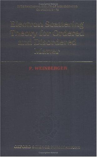 Cover of Electron scattering theory for ordered and disordered matter