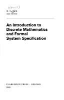 Cover of An introduction to discrete mathematics and formal system specification