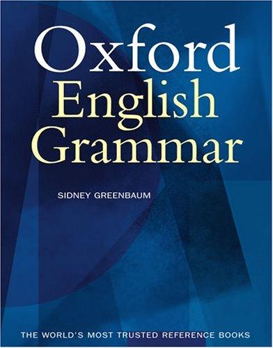 Cover of The Oxford English grammar