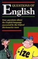 Cover of Questions of English