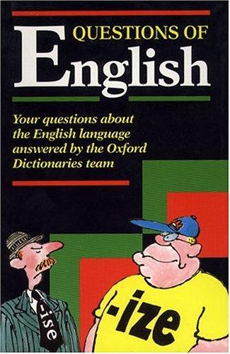 Cover of Qustions of English