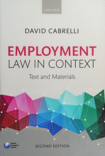 Cover of Employment Law in Context