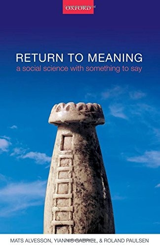 Cover of Return to Meaning: A Social Science with Something to Say