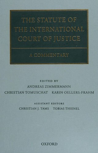 Cover of The Statute of the International Court of Justice