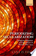 Cover of Periodizing Secularization