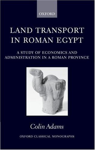 Cover of Land Transport in Roman Egypt