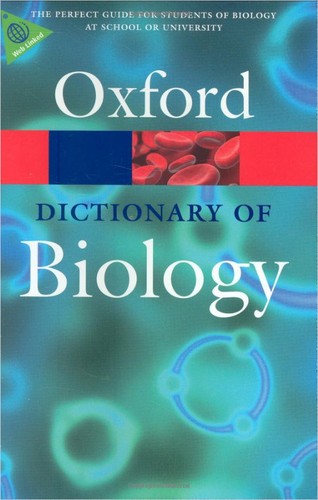 Cover of Oxford Dictionary of Biology (Oxford Paperback Reference)