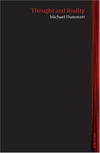 Cover of Thought and Reality (Lines of Thought)