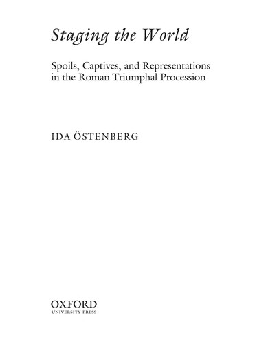 Cover of Staging the world