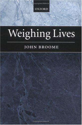 Cover of Weighing Lives