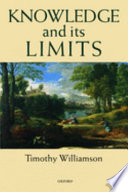Cover of Knowledge and Its Limits