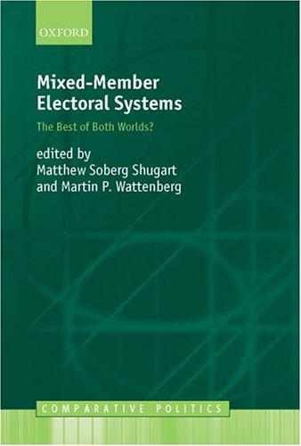 Cover of Mixed-Member Electoral Systems
