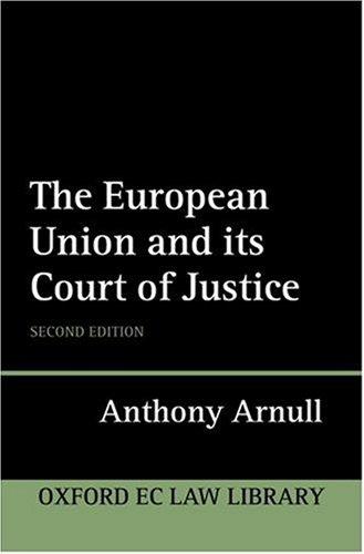 Cover of The European Union and its Court of Justice