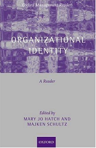 Cover of Organizational identity