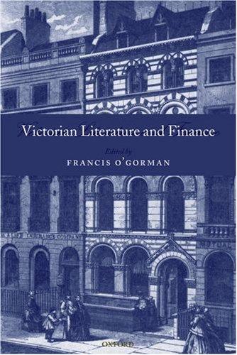Cover of Victorian literature and finance