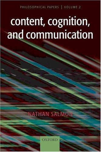 Cover of Content, Cognition, and Communication