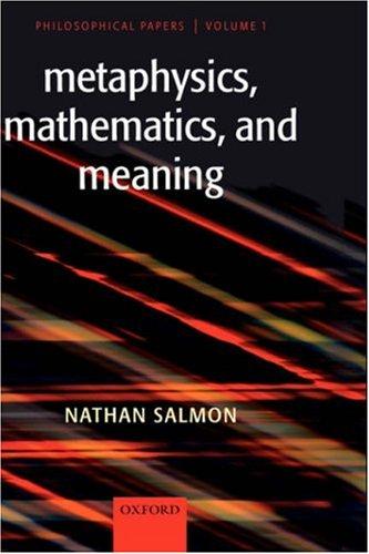 Cover of Metaphysics, Mathematics, and Meaning