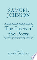 Cover of Samuel Johnson's Lives of the Poets