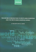 Cover of The Oxford Introduction to Proto-Indo-European and the Proto-Indo-European World