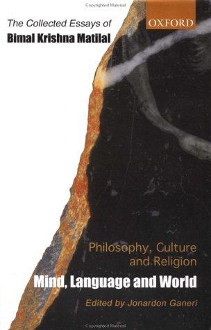 Cover of Mind, language, and world