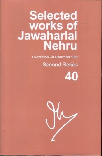 Cover of Selected works of Jawaharlal Nehru