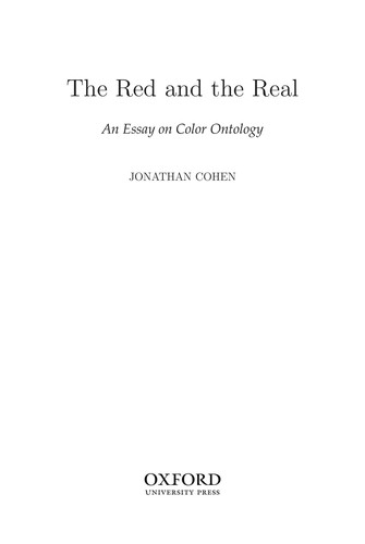 Cover of The red and the real