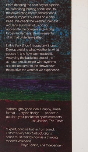 Cover of Weather: A Very Short Introduction