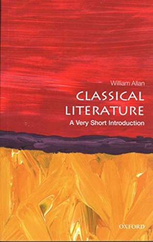 Cover of Classical Literature: A Very Short Introduction