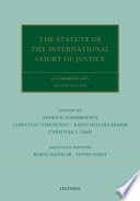 Cover of The Statute of the International Court of Justice