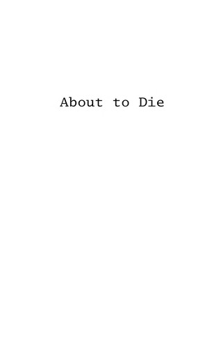 Cover of About to die