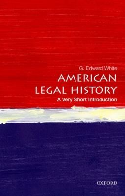 Cover of American Legal History
Very Short Introductions