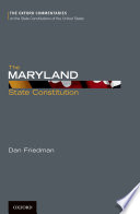 Cover of The Maryland State Constitution