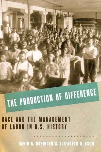 Cover of The production of difference