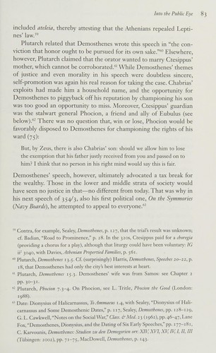 Cover of Demosthenes of Athens and the fall of classical Greece