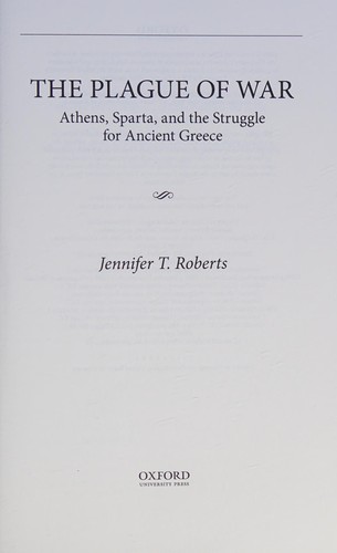 Cover of The plague of war