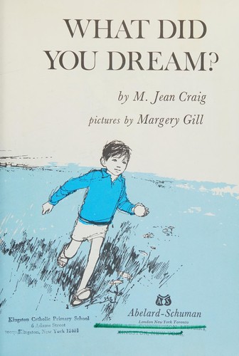 Cover of What Did You Dream
