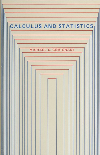 Cover of Calculus and statistics