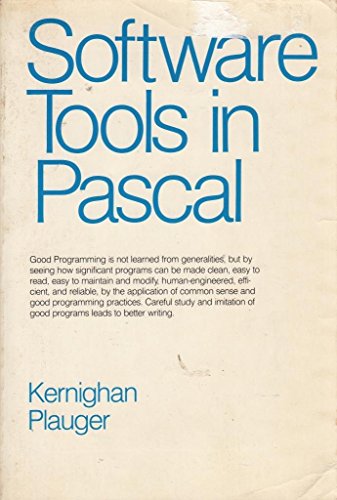 Cover of Software Tools in Pascal